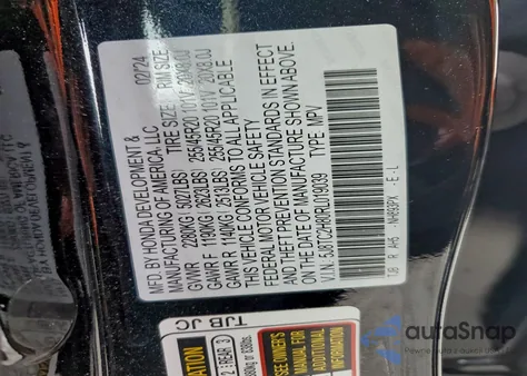 2024 Acura Rdx A-Spec Advance from USA, damaged, VIN 5J8TC2H80RL019039